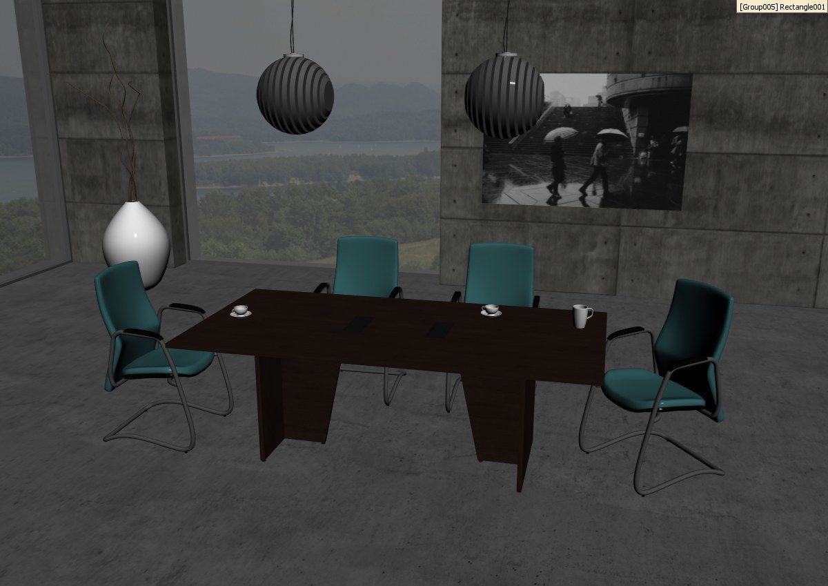 meeting room cd666 a02 3D model_13