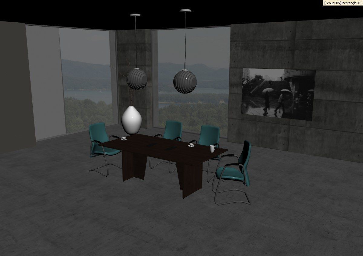 meeting room cd666 a02 3D model_4