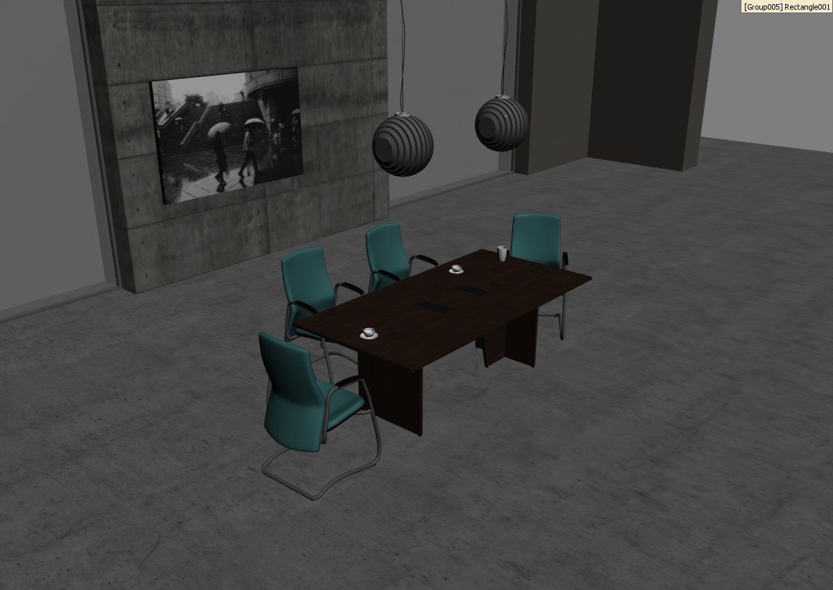 meeting room cd666 a02 3D model_32