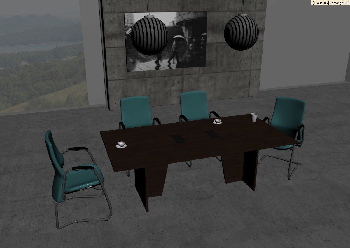 meeting room cd666 a02 3D model_21