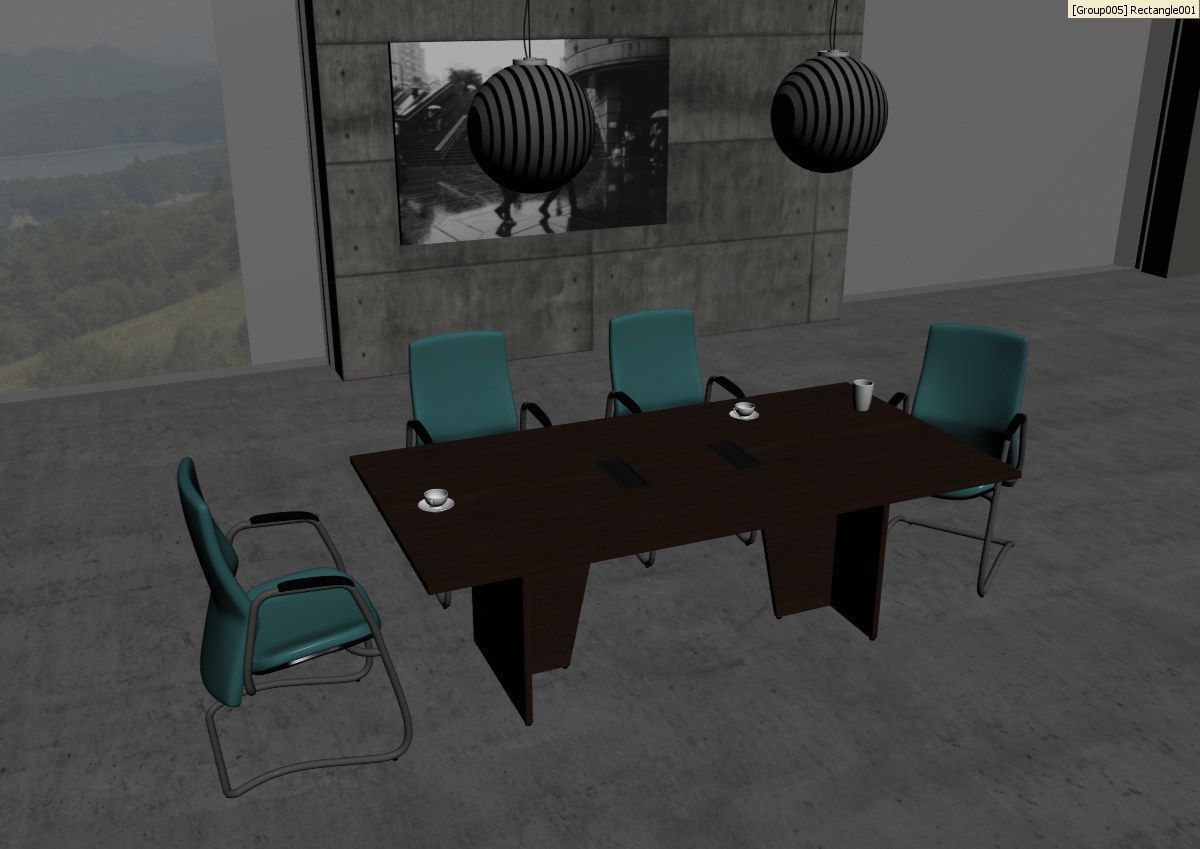 meeting room cd666 a02 3D model_22