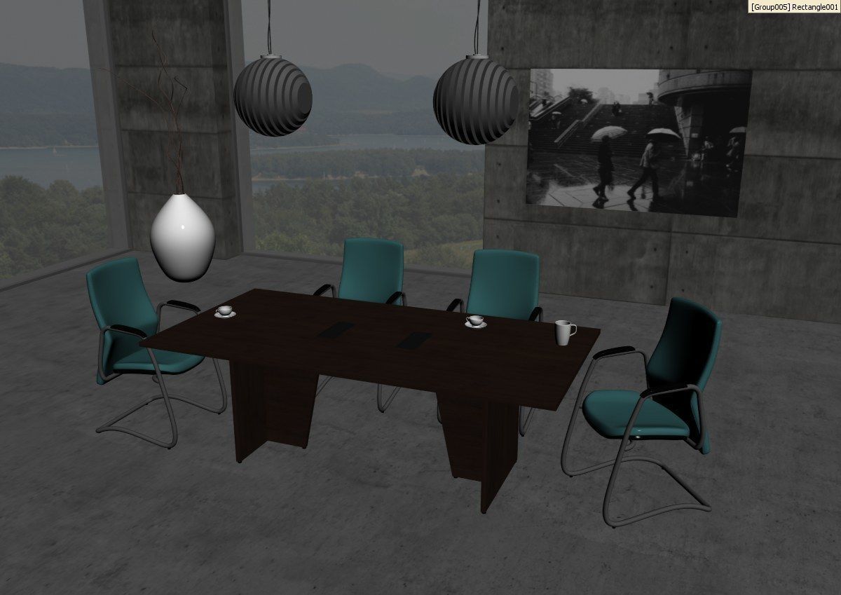 meeting room cd666 a02 3D model_11