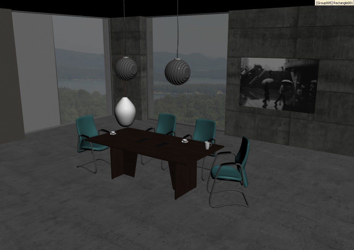 meeting room cd666 a02 3D model_5