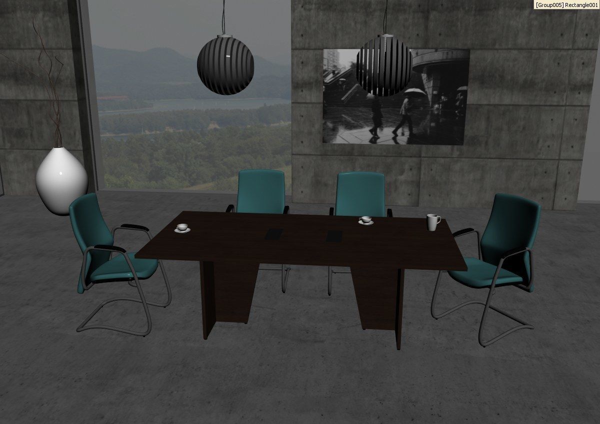 meeting room cd666 a02 3D model_15