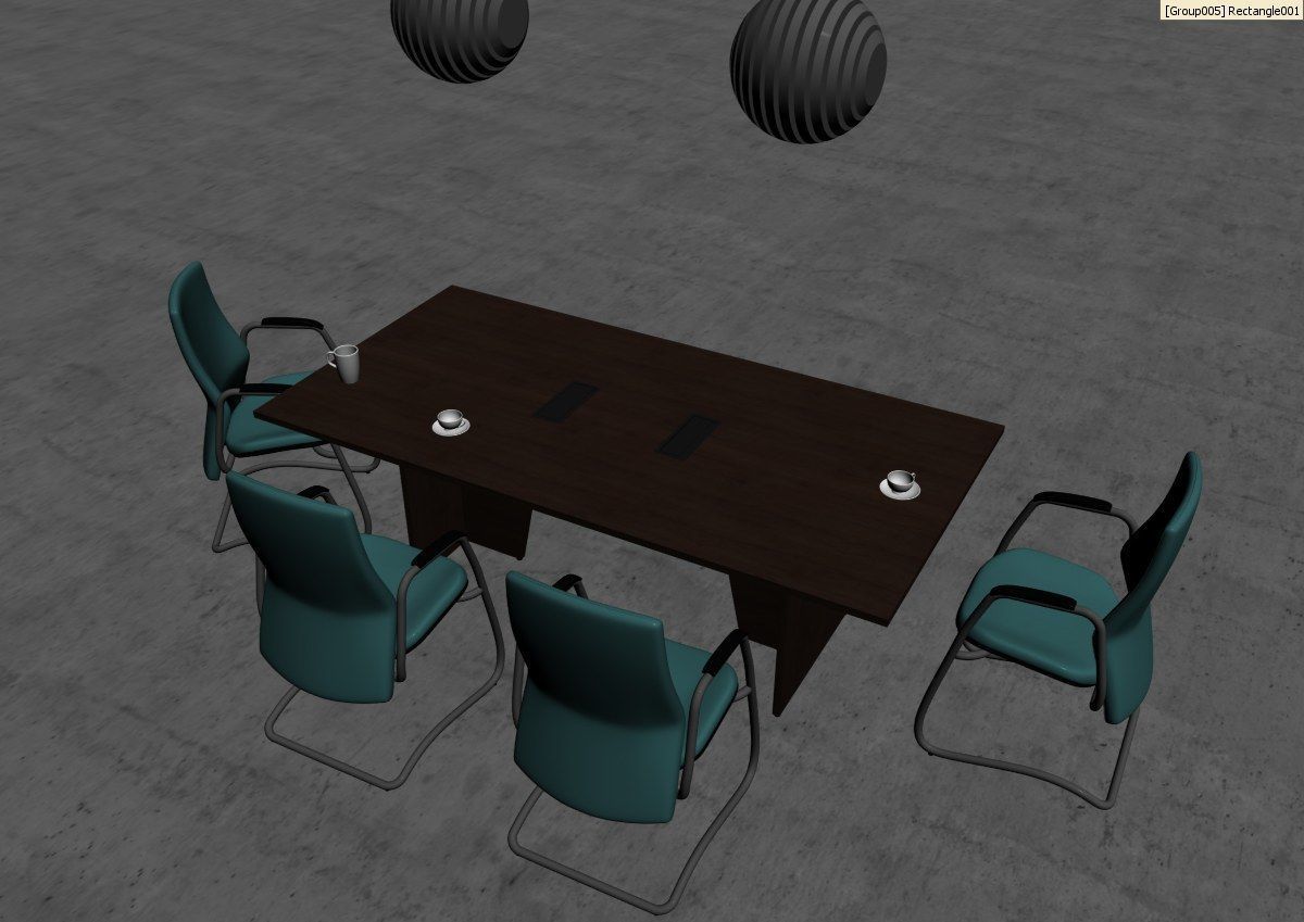 meeting room cd666 a02 3D model_40