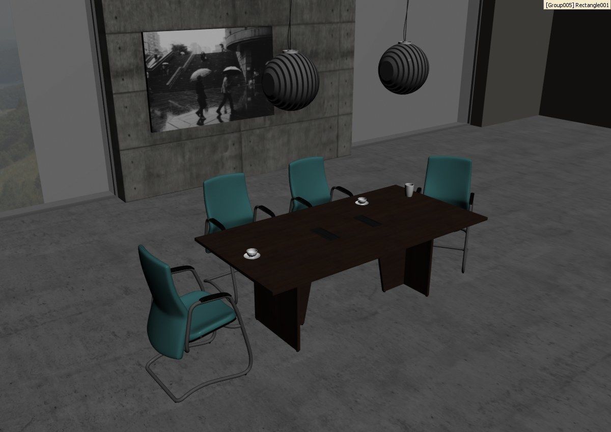 meeting room cd666 a02 3D model_26