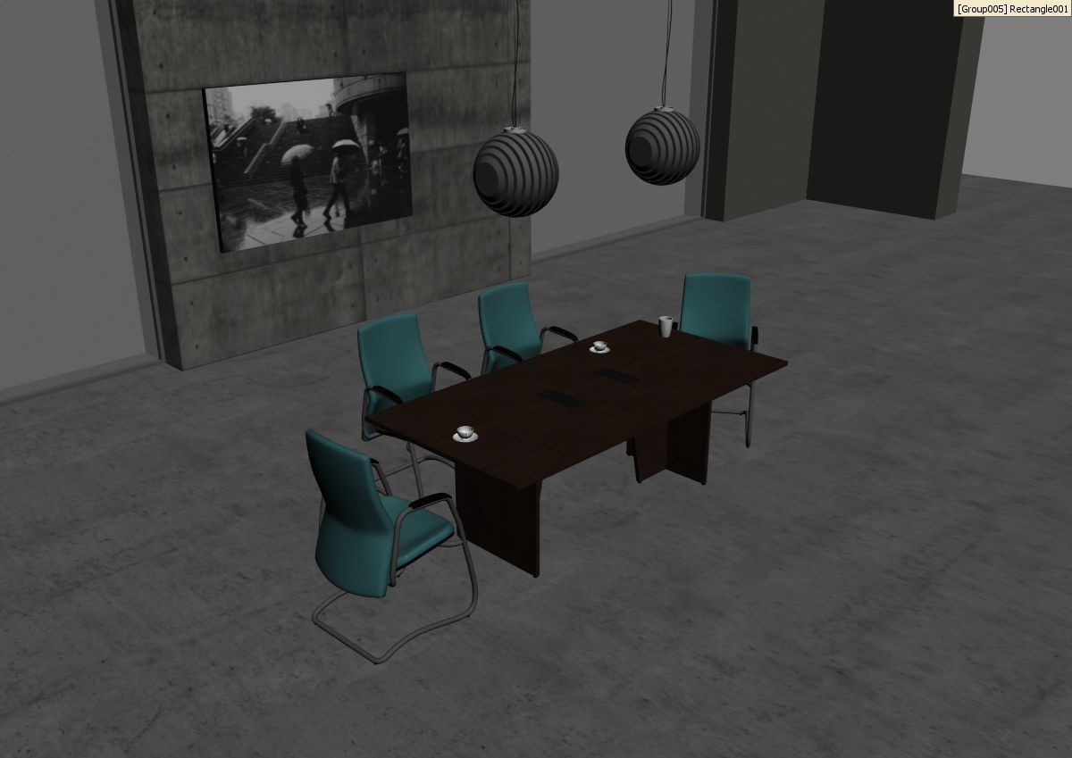 meeting room cd666 a02 3D model_30