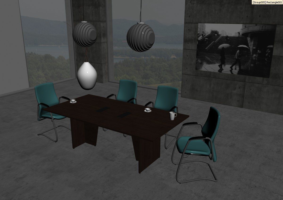 meeting room cd666 a02 3D model_8