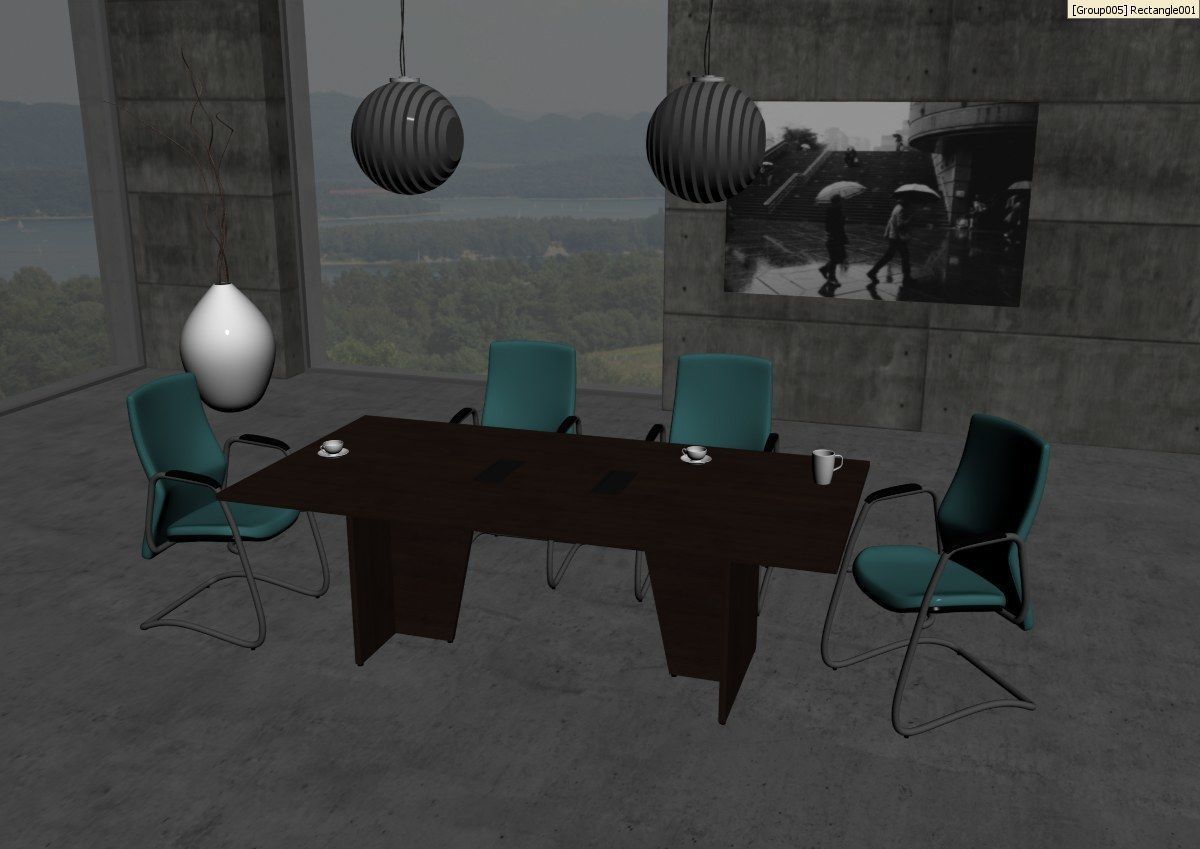 meeting room cd666 a02 3D model_12