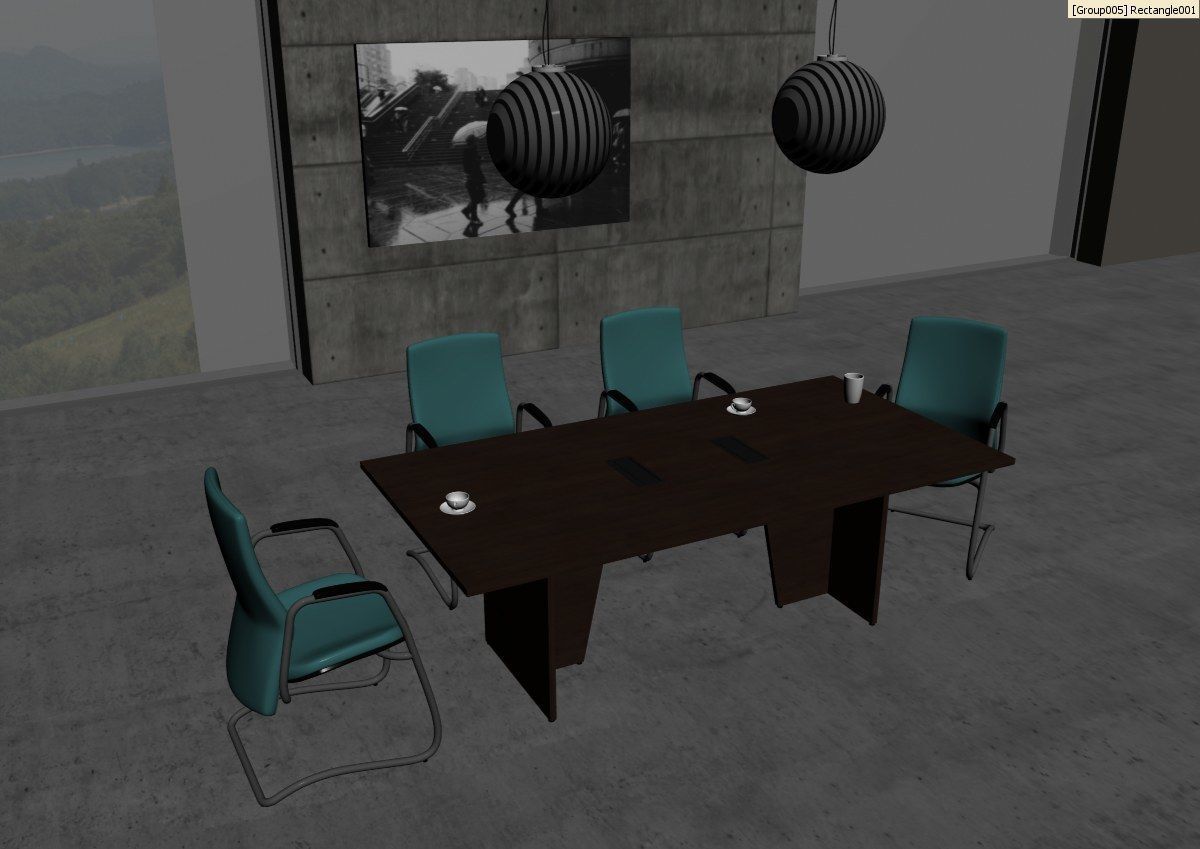 meeting room cd666 a02 3D model_23