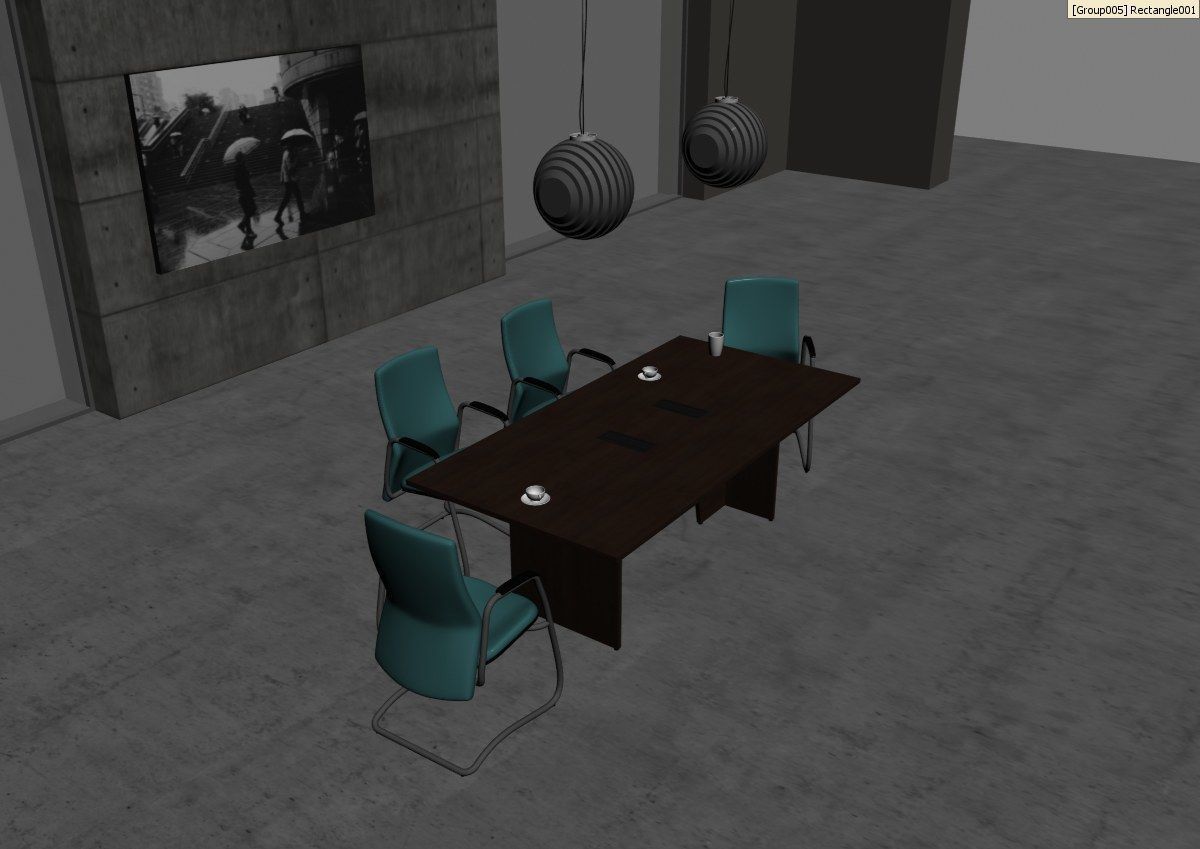meeting room cd666 a02 3D model_33