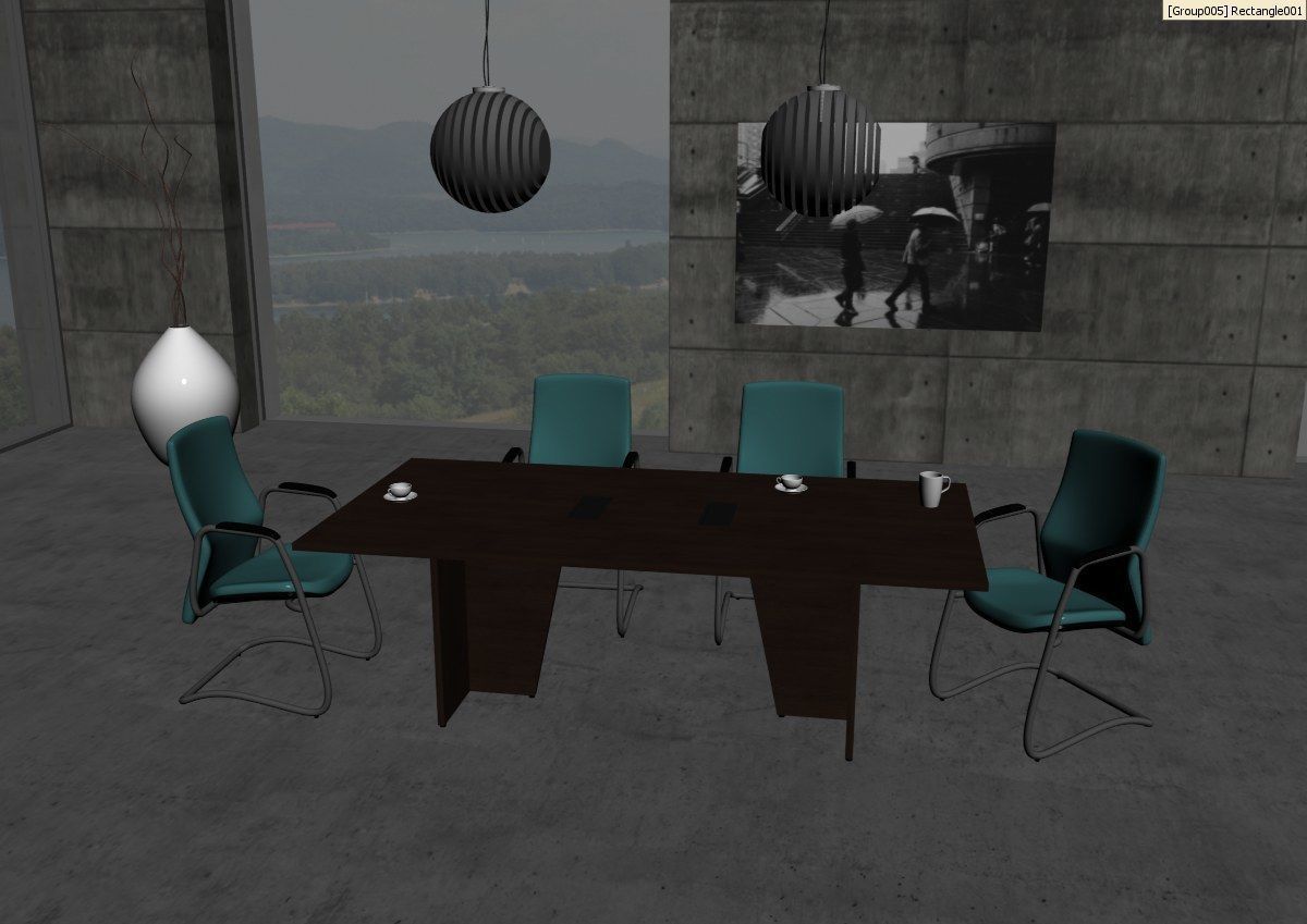 meeting room cd666 a02 3D model_14