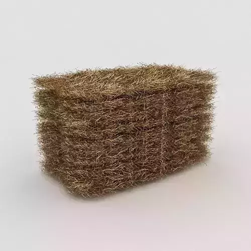 3D Straw bale 3D model