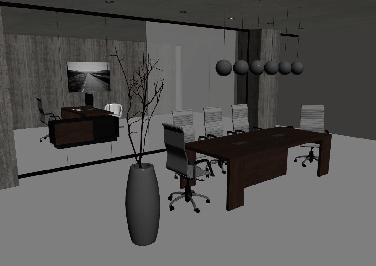 meeting room cd866 a03 3D model_25