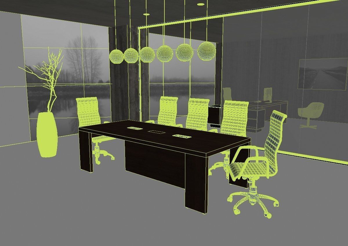 meeting room cd866 a03 3D model_32