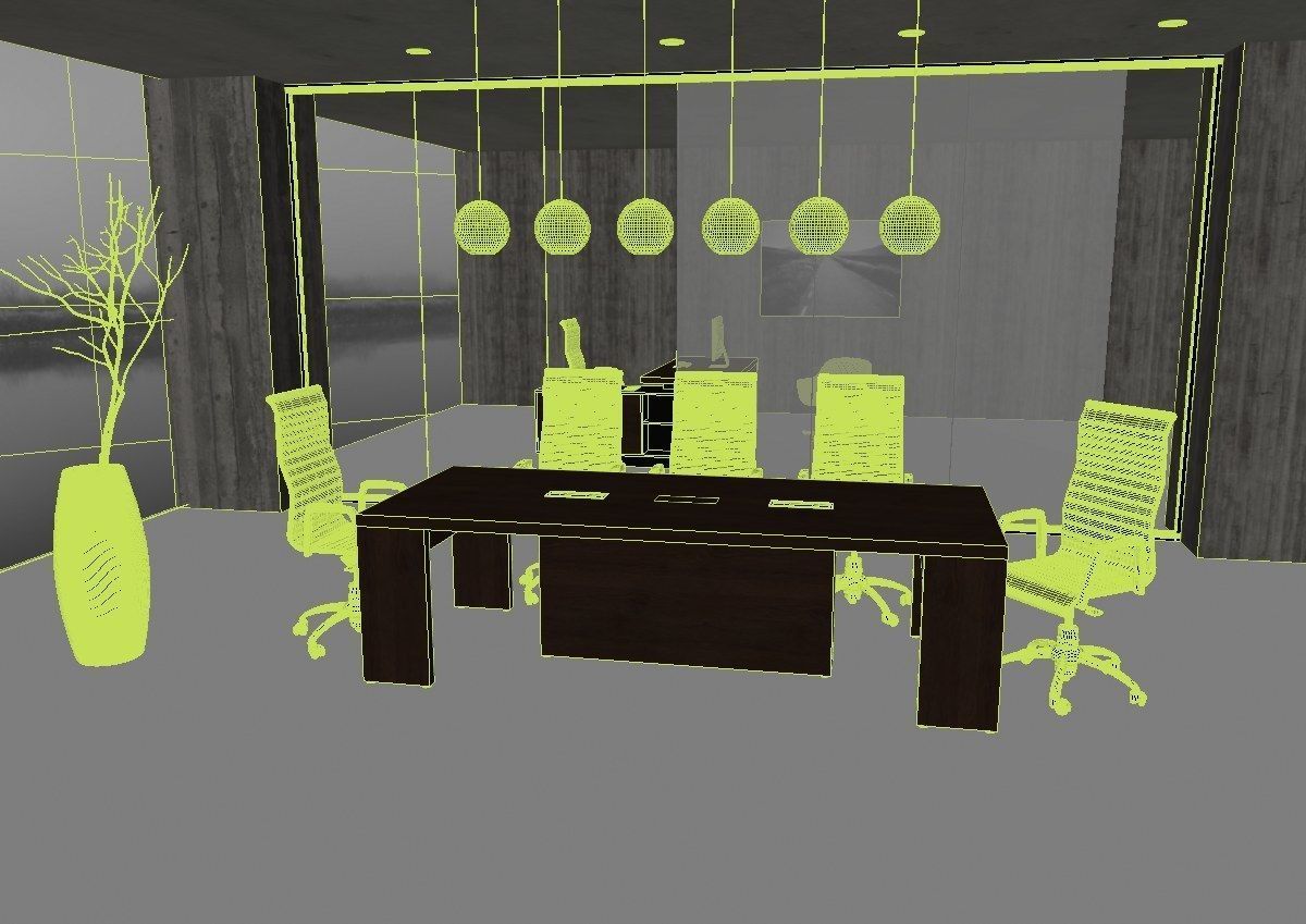 meeting room cd866 a03 3D model_41
