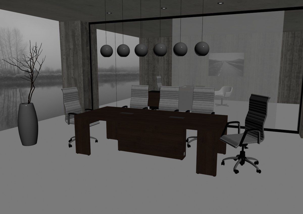 meeting room cd866 a03 3D model_6