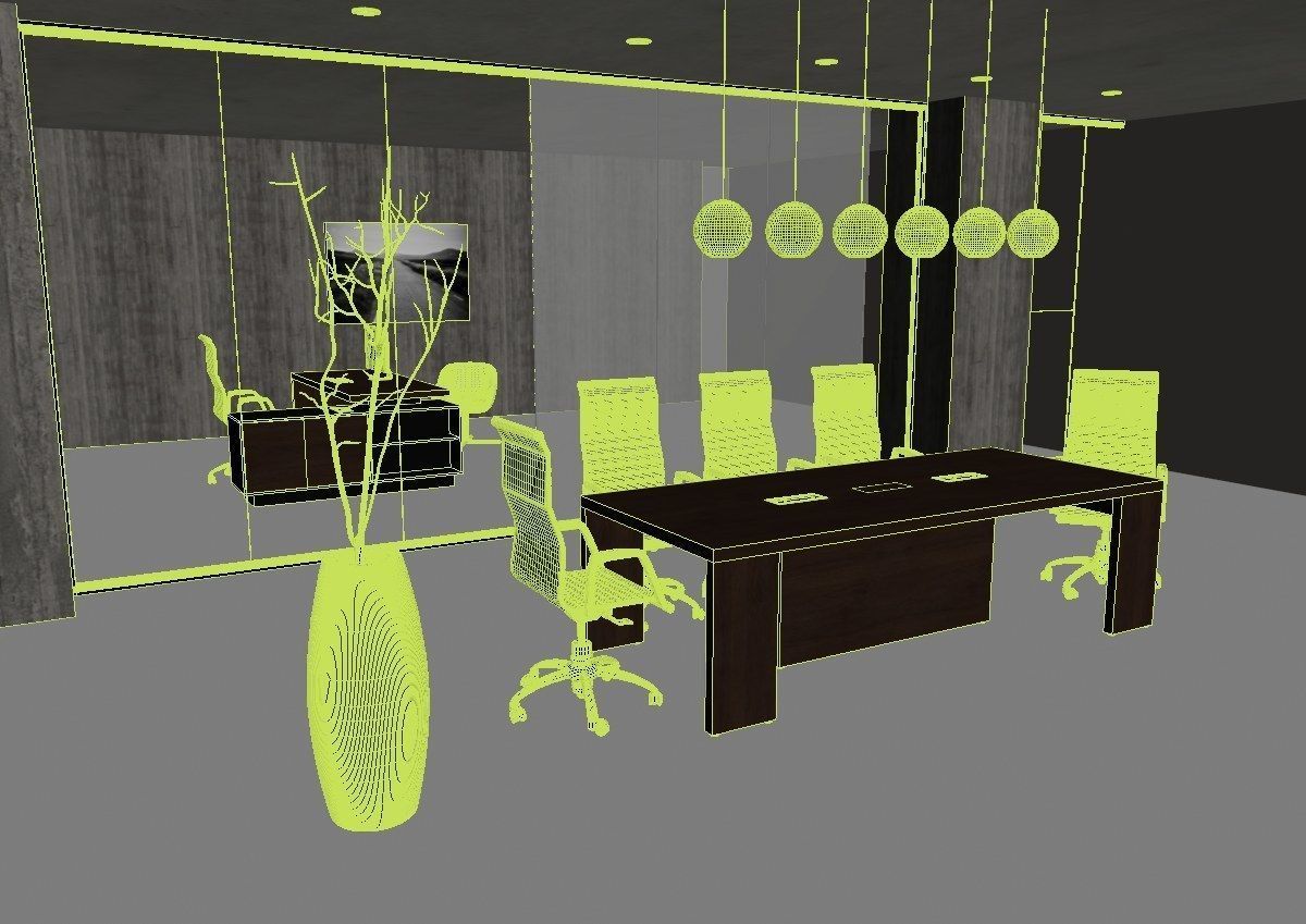 meeting room cd866 a03 3D model_61