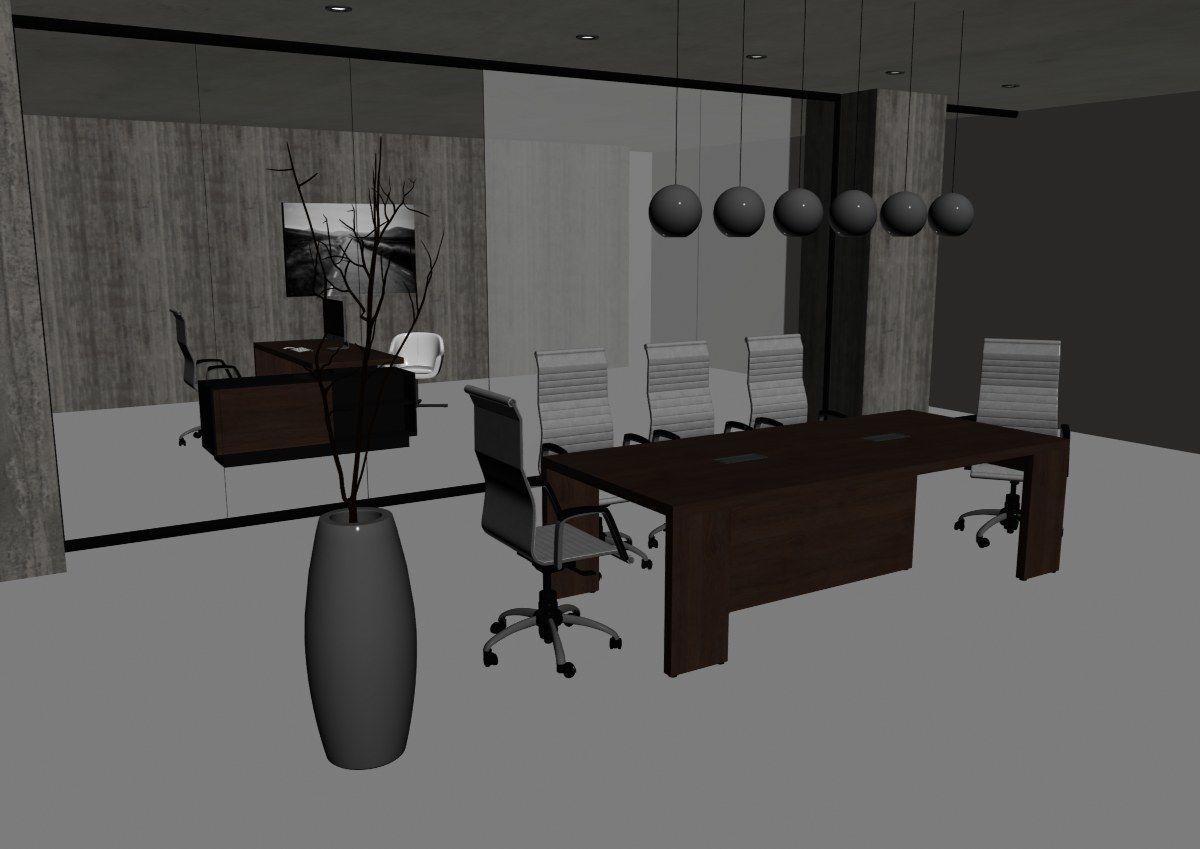 meeting room cd866 a03 3D model_29