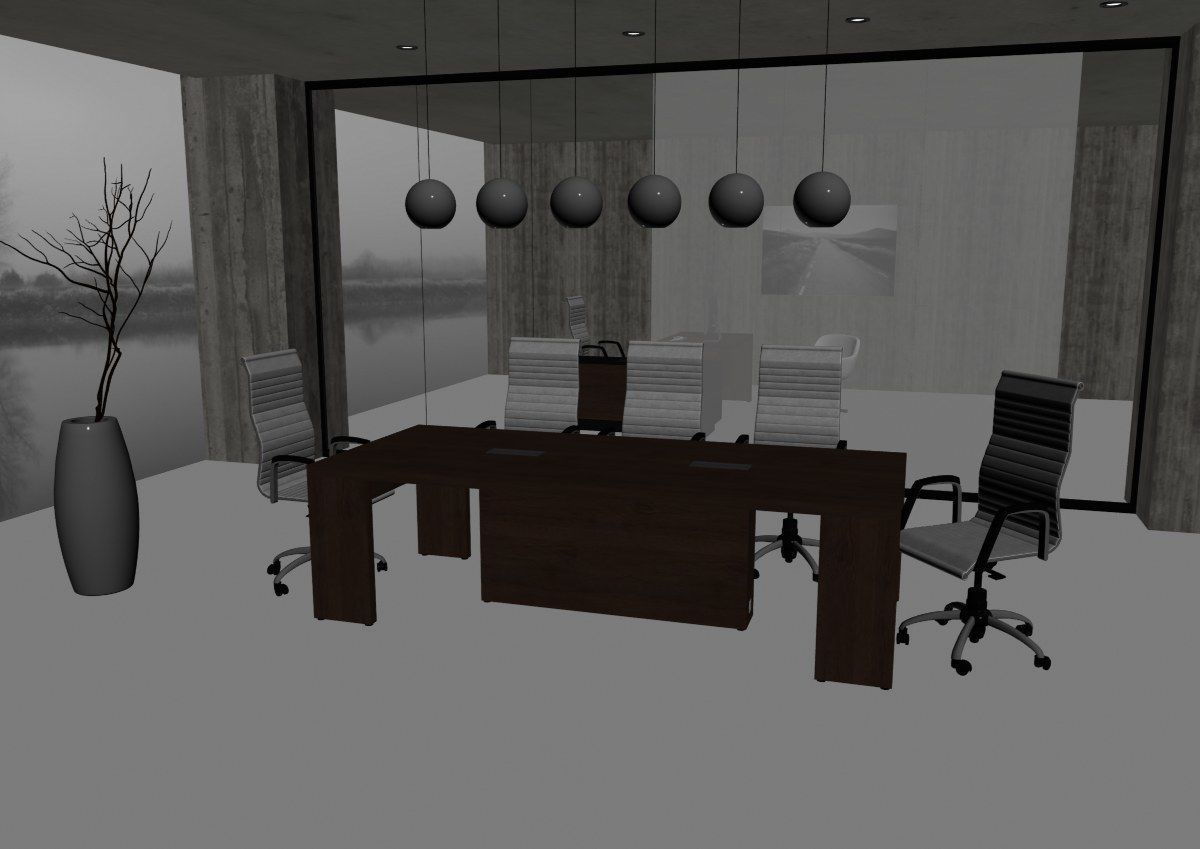 meeting room cd866 a03 3D model_8
