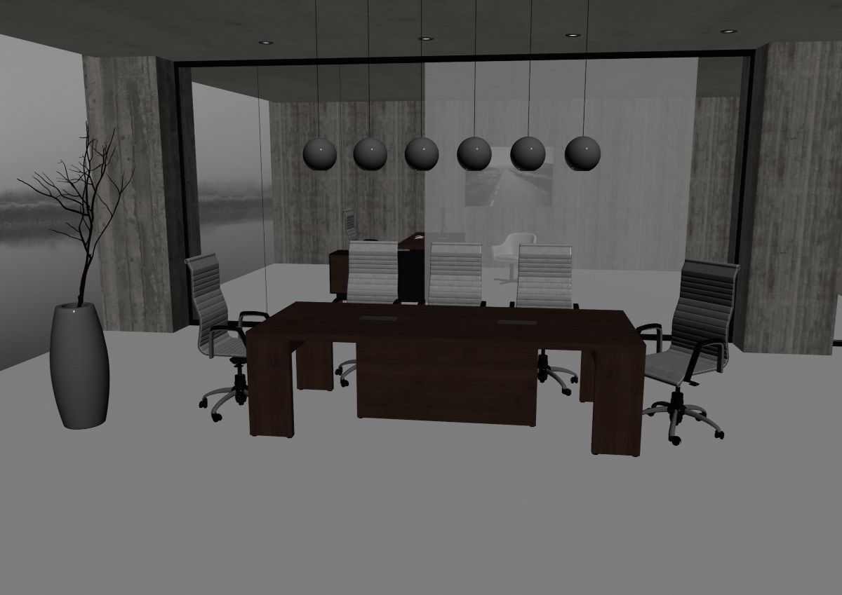meeting room cd866 a03 3D model_14