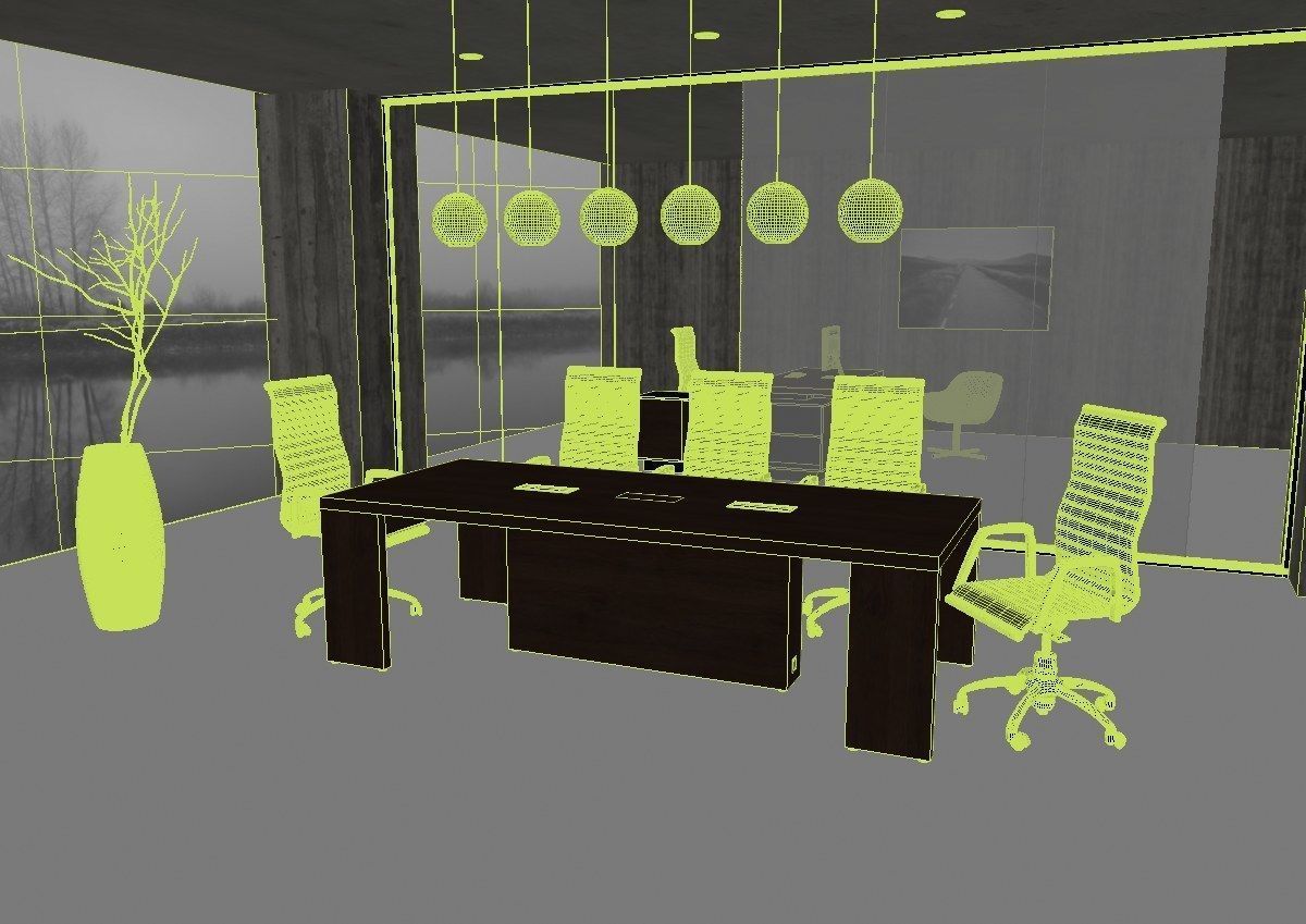 meeting room cd866 a03 3D model_37