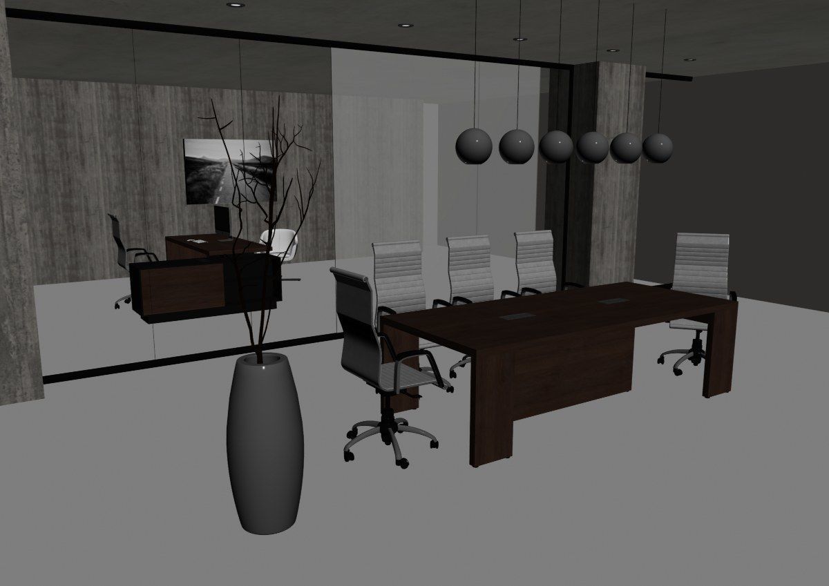 meeting room cd866 a03 3D model_28