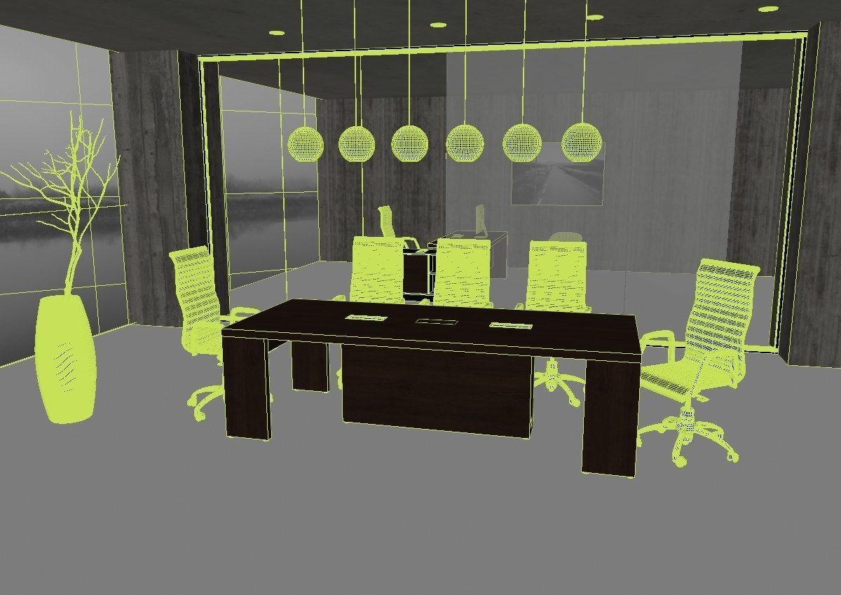 meeting room cd866 a03 3D model_40
