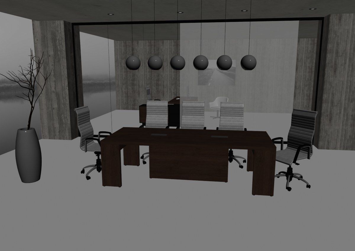 meeting room cd866 a03 3D model_11