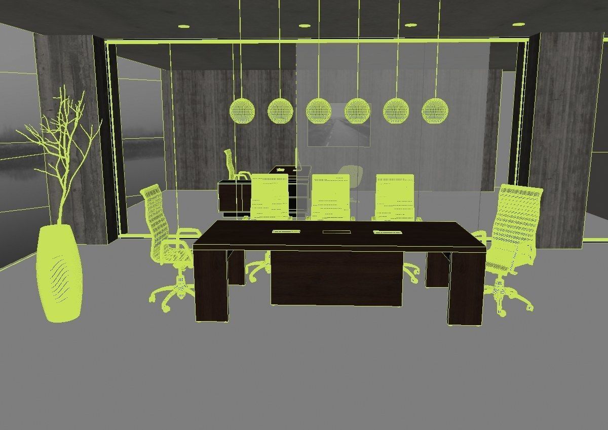 meeting room cd866 a03 3D model_46