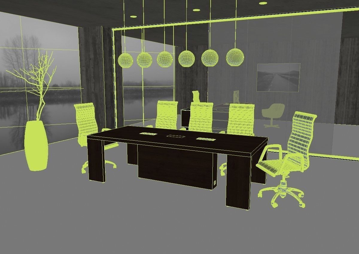 meeting room cd866 a03 3D model_36