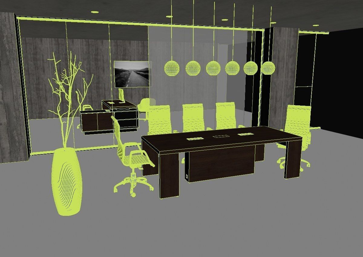 meeting room cd866 a03 3D model_50