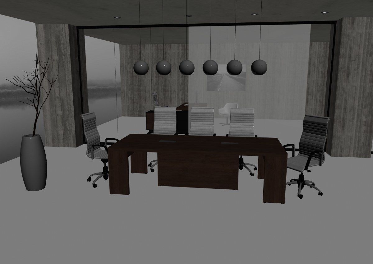 meeting room cd866 a03 3D model_13