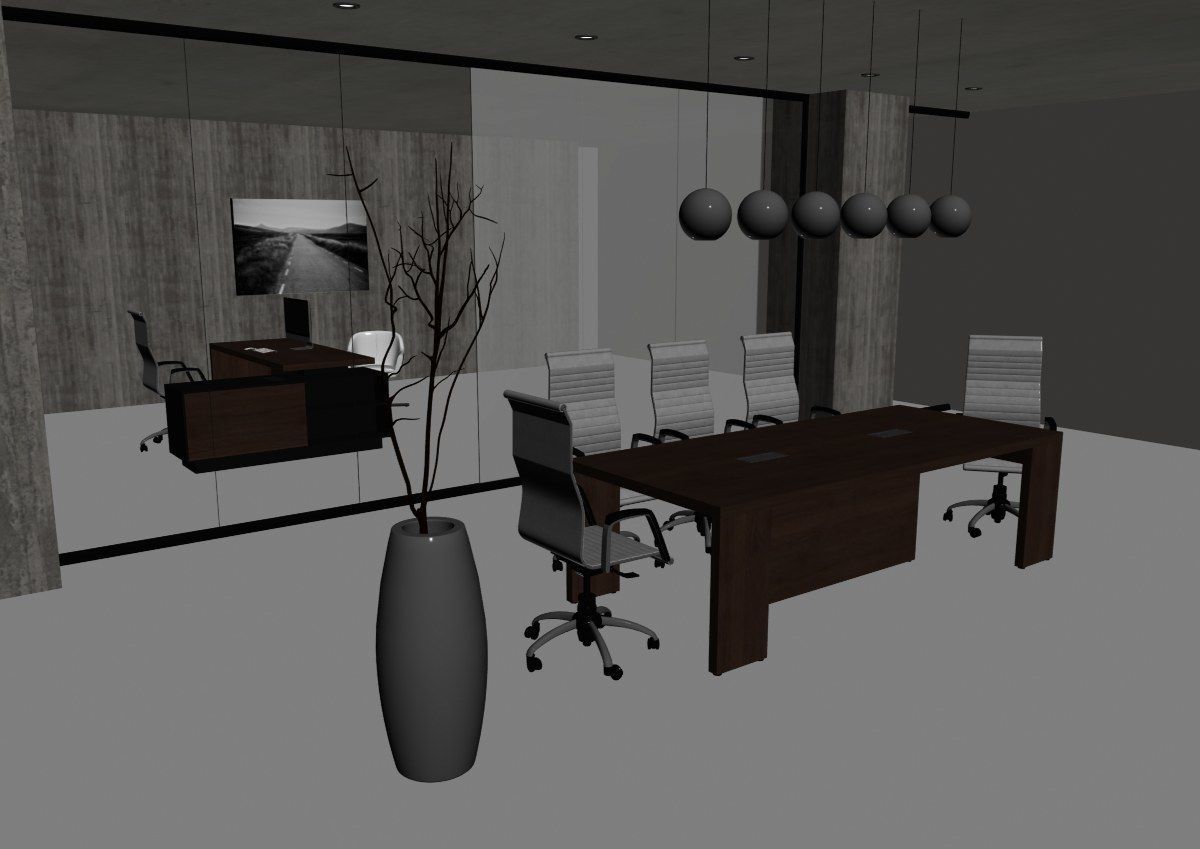 meeting room cd866 a03 3D model_26