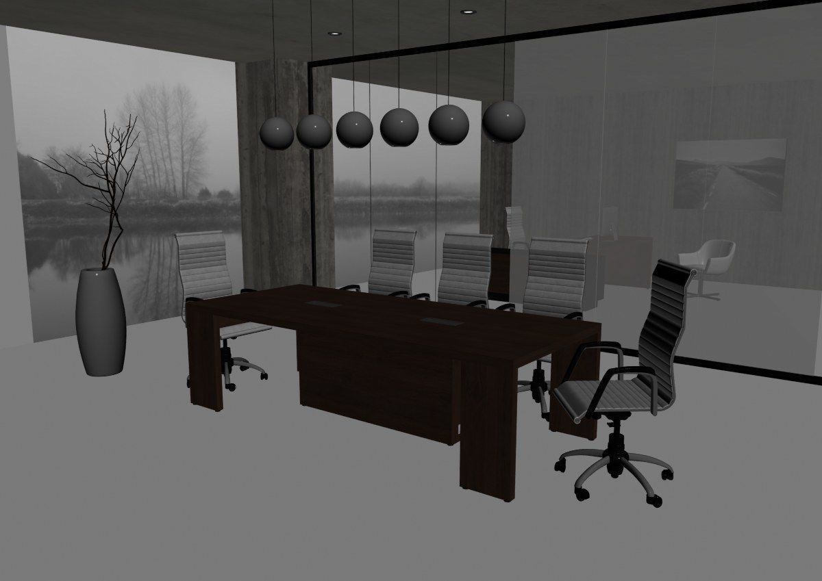 meeting room cd866 a03 3D model_2