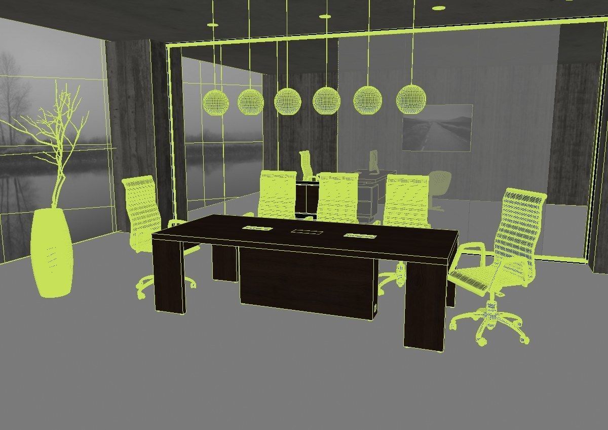 meeting room cd866 a03 3D model_38