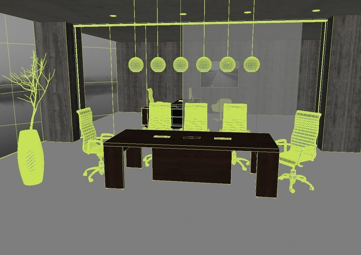 meeting room cd866 a03 3D model_43