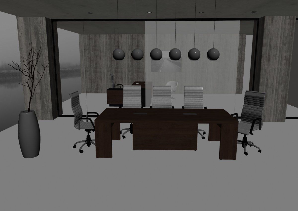 meeting room cd866 a03 3D model_15