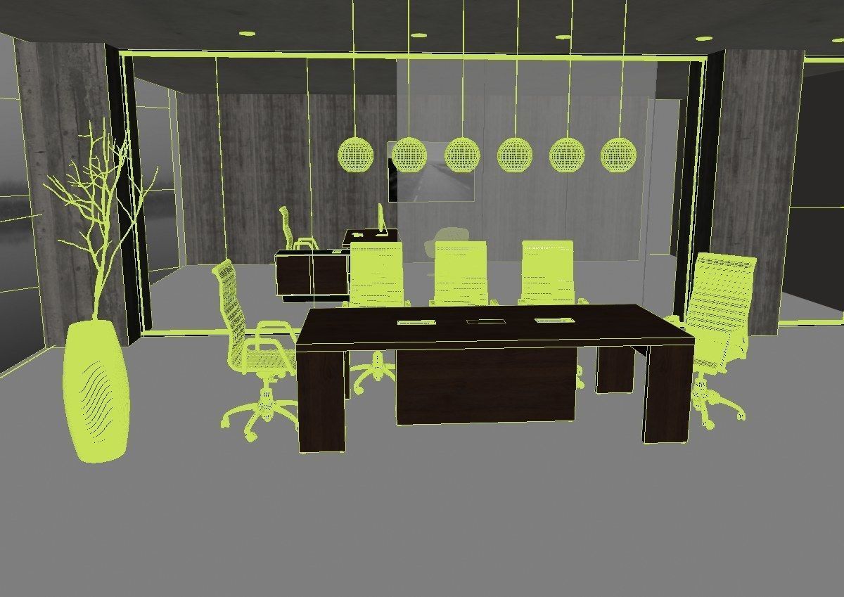 meeting room cd866 a03 3D model_47