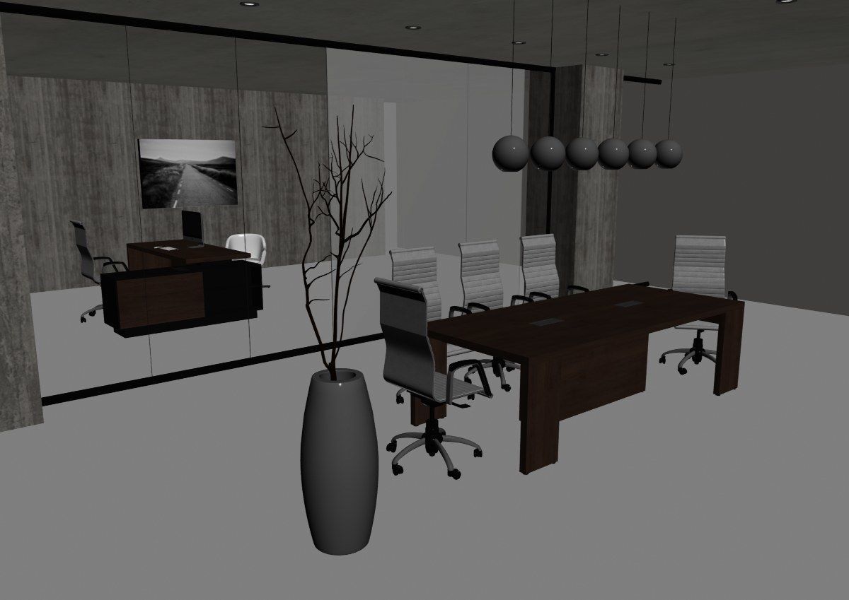 meeting room cd866 a03 3D model_24