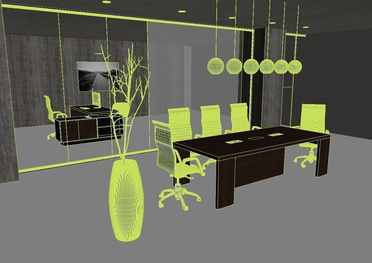 meeting room cd866 a03 3D model_58