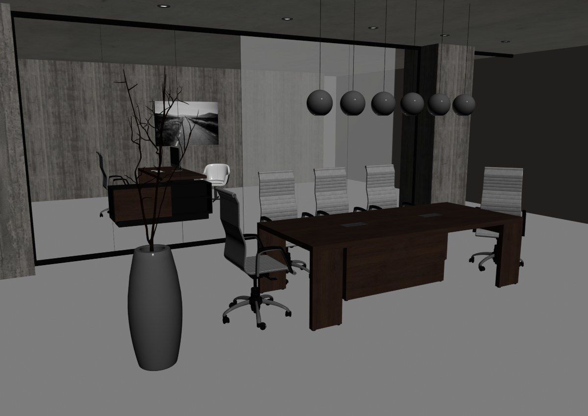 meeting room cd866 a03 3D model_31