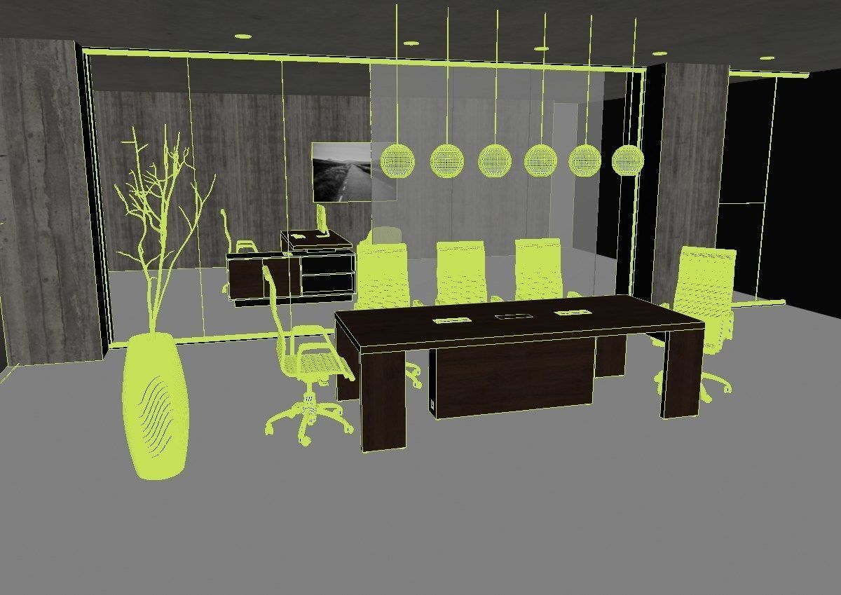 meeting room cd866 a03 3D model_49