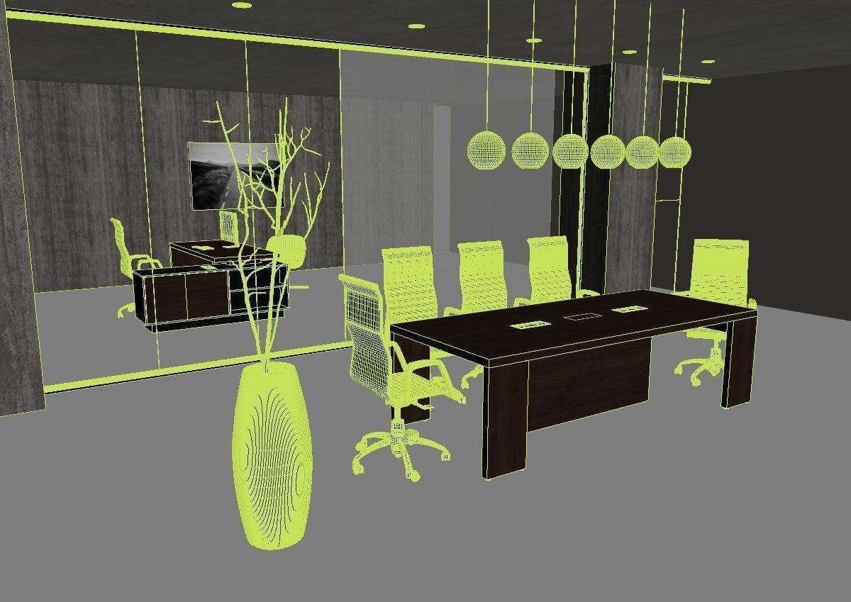 meeting room cd866 a03 3D model_59