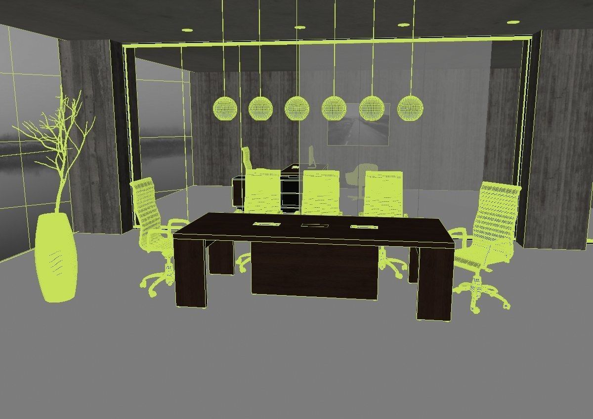 meeting room cd866 a03 3D model_45