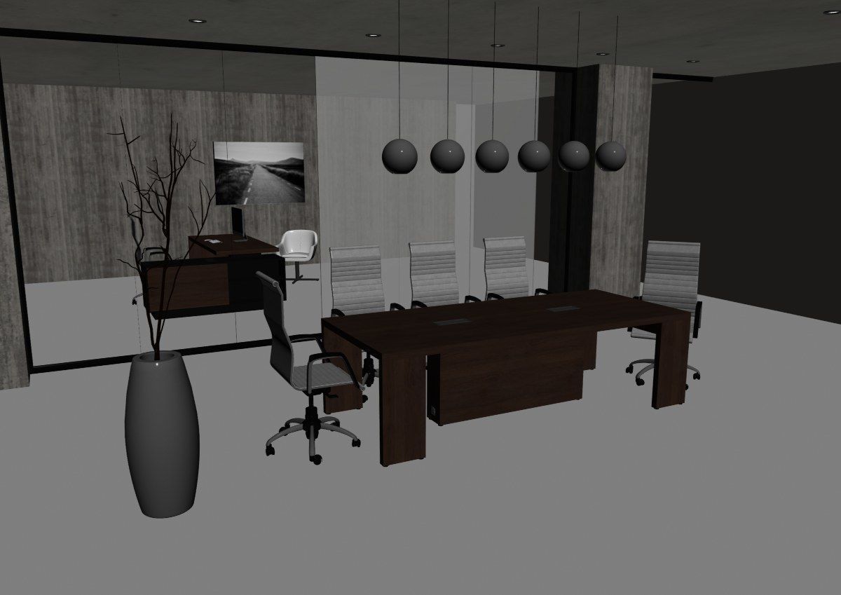 meeting room cd866 a03 3D model_20