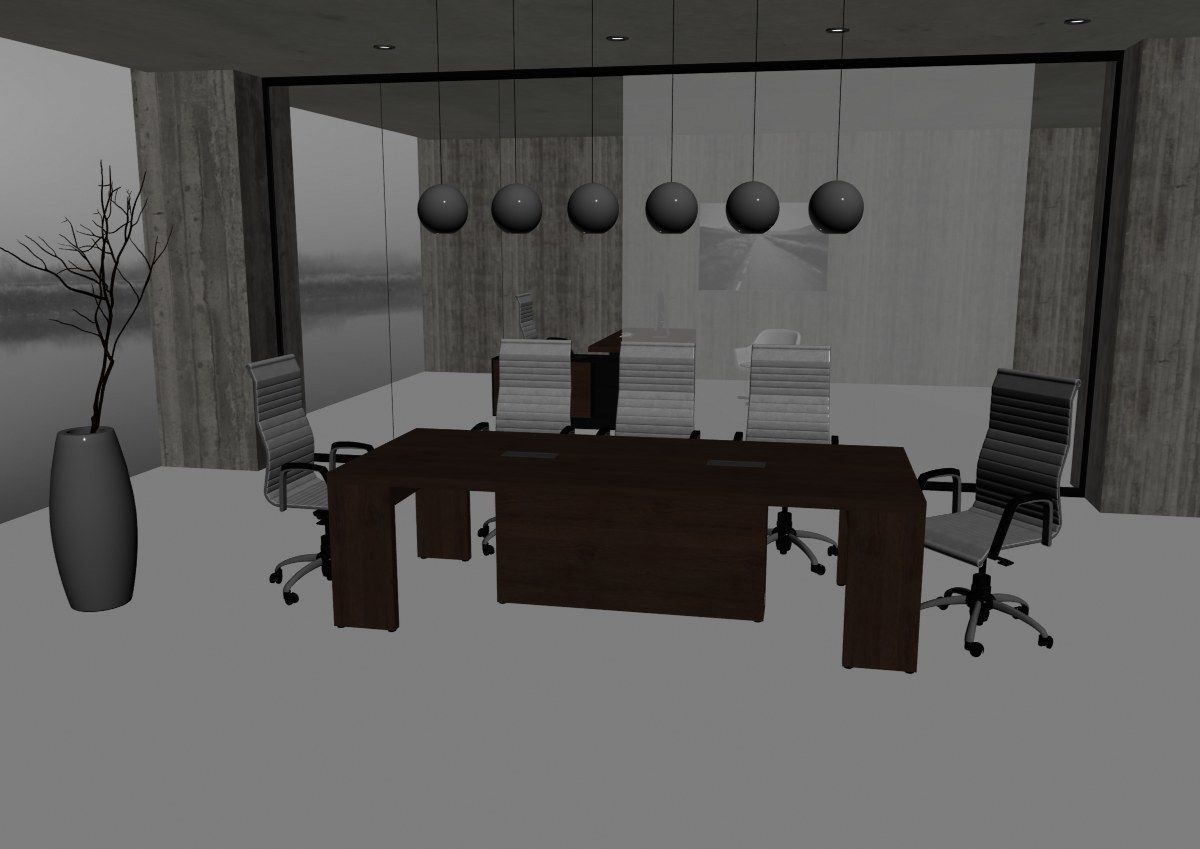 meeting room cd866 a03 3D model_10