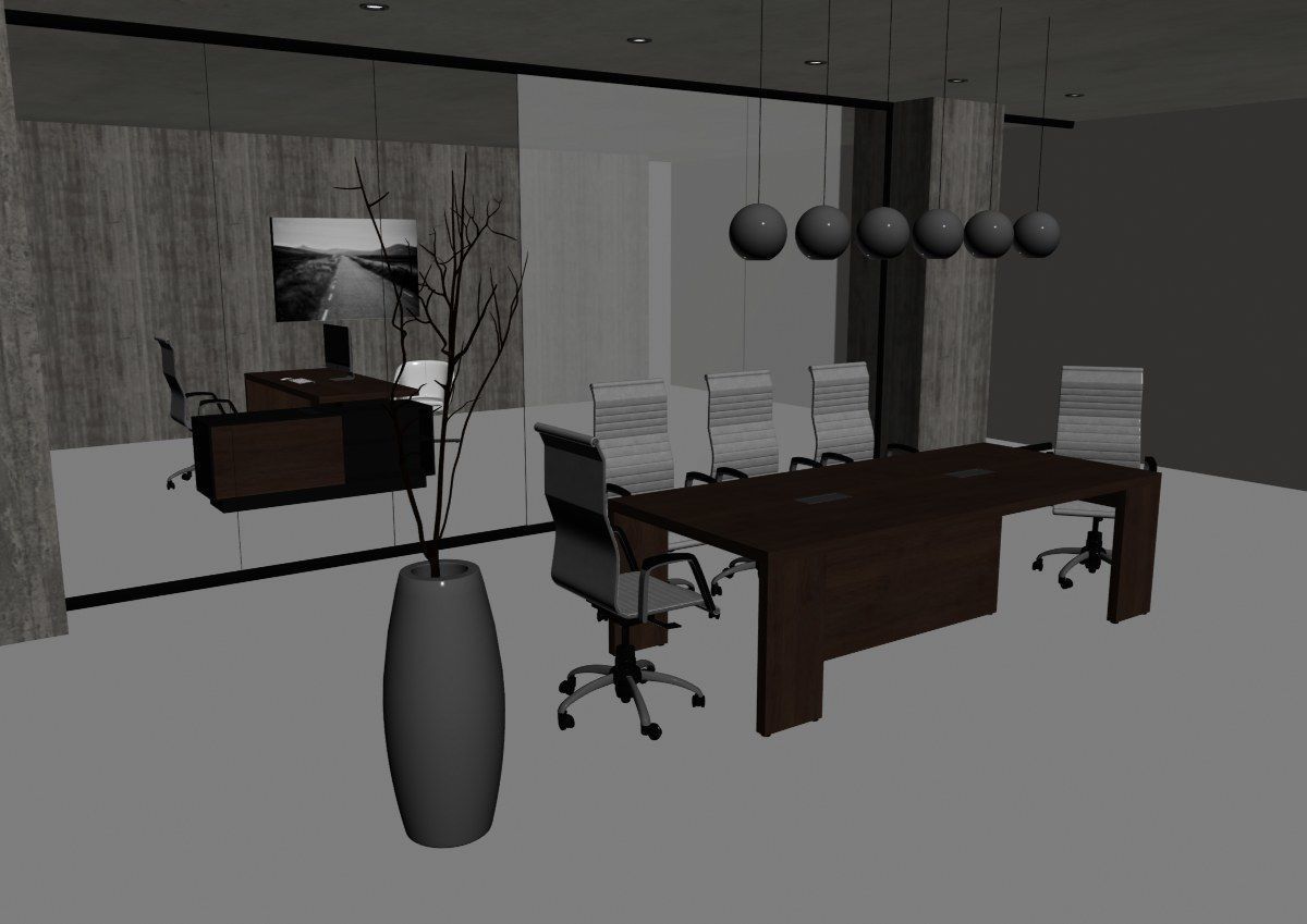 meeting room cd866 a03 3D model_27