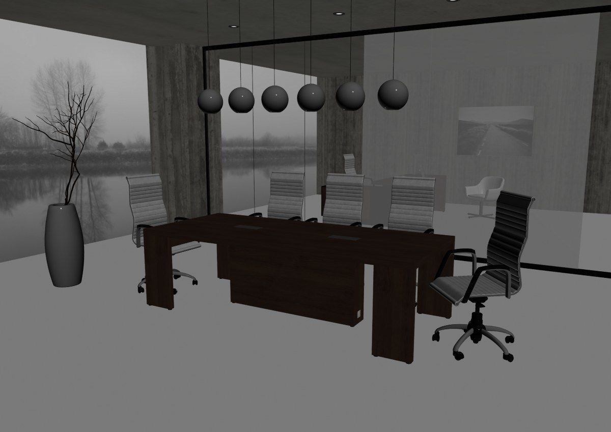 meeting room cd866 a03 3D model_4