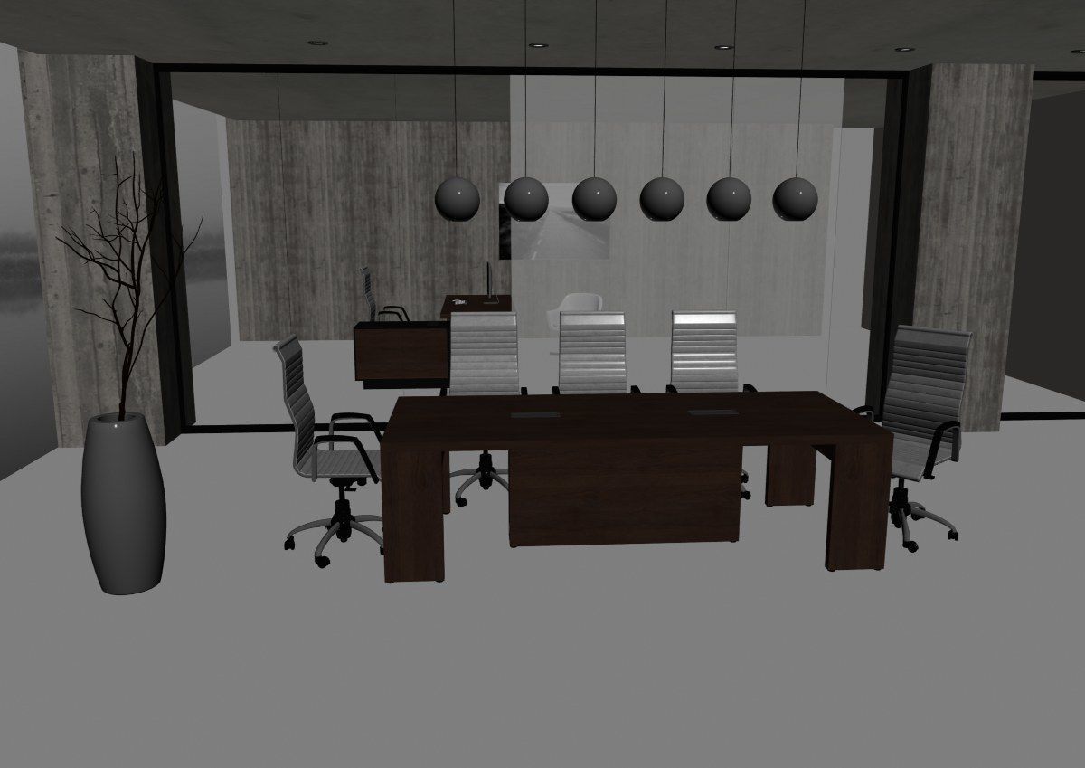 meeting room cd866 a03 3D model_16